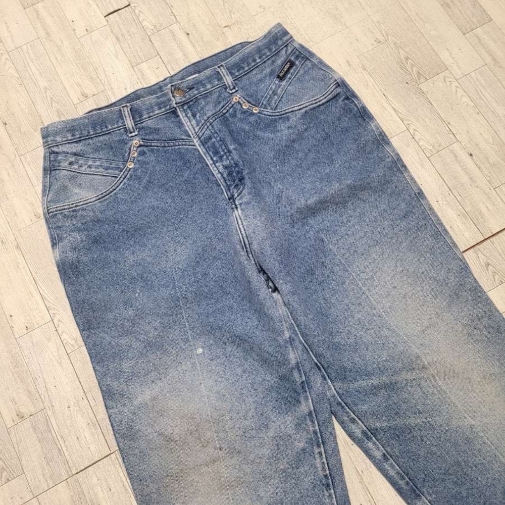 Vintage Rocky Mountain Rockies Lightwash High Waist Denim Jeans Size 17 / 18 - Picture 2 of 6